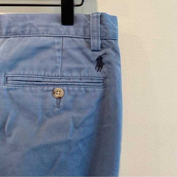 Polo Ralph Lauren Preston pant men's size 32/32 100% cotton chinos blue - Picture 8 of 15